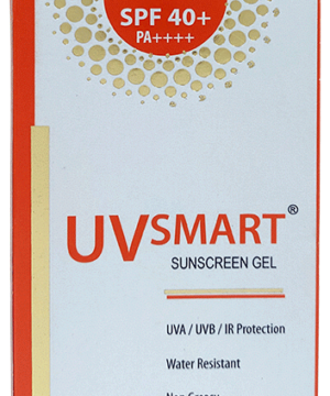 UVsmart SPF 40+ Sunscreen Gel PA++++ | For UVA UVB & IR Protection | pH Balanced Water-Resistant & Non-Greasy