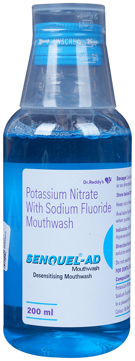 Senquel-AD Desensitising Mouthwash with Potassium Nitrate & Sodium Fluoride