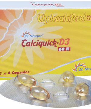 Calciquick D3 60K Capsule for Bone Joint and Muscle Health