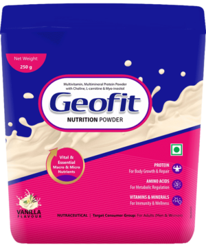 Geofit Nutrition Protein Powder with Vitamins & Minerals Vanilla