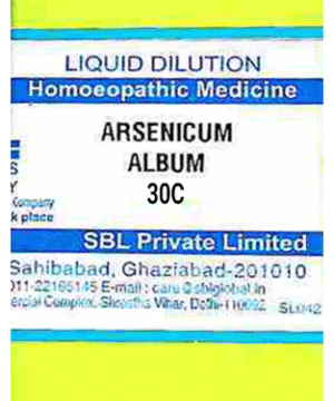 SBL Arsenicum Album Dilution 30 CH