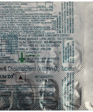 Corcium D3 | Calcium Tablet
