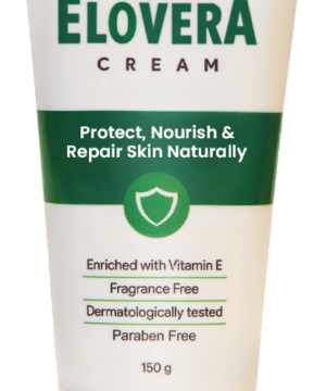 Elovera Daily Moisturising Cream for Dry Skin with Aloe Vera & Vitamin E | Protects Nourishes and Repairs the Skin
