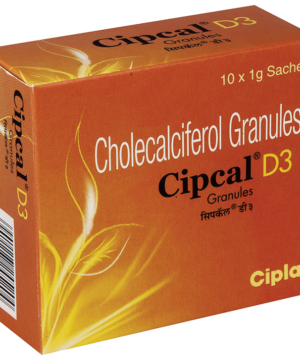 Cipcal D3 (Cholecalciferol) Granules for Bone Joint and Muscle Health