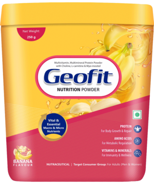 Geofit Nutrition Protein Powder with Vitamins & Minerals Banana