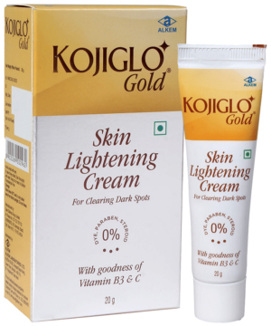 Kojiglo -Gold Skin Lightening Cream with Vitamin B3 & C | For Clearing Dark Spots