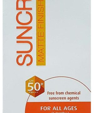 Suncros Matte Finish Sunscreen SPF 50+ PA+++ | Water Resistant Gel