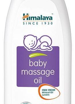 Himalaya Baby Massage Oil with Olive Oil & Winter Cherry | Improves Skin Tone | Pure Gentle & Safe