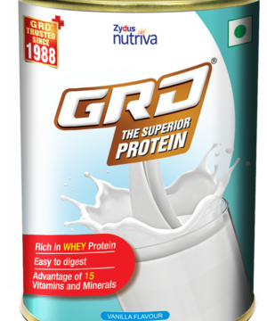 GRD Whey Protein with Vitamins & Minerals | Flavour Vanilla Powder
