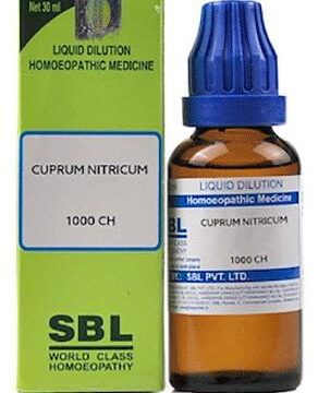 SBL Cuprum Nitricum Dilution 1000 CH