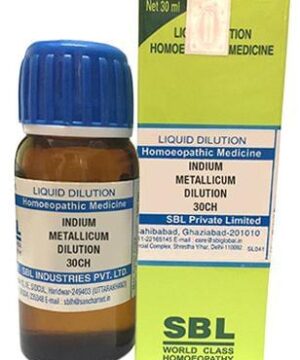 SBL Indium Metallicum Dilution 30 CH