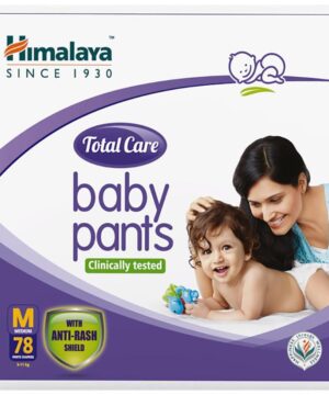 Himalaya Total Care Baby Pants | With Anti-Rash Shield & Wetness Indicator | Size Medium