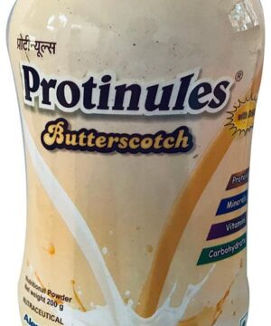 Protinules Powder with Whey Protein DHA Vitamins & Minerals | Flavour Butterscotch