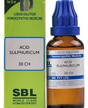 SBL Acid Sulphuricum Dilution 30 CH