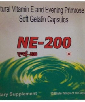 NE -200 Vitamin E and Evening Primrose Oil Soft Gelatin Capsule
