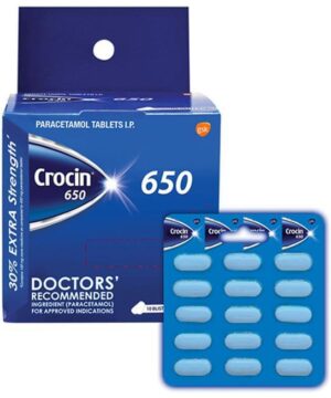 Crocin 650mg Tablet Pack of 4