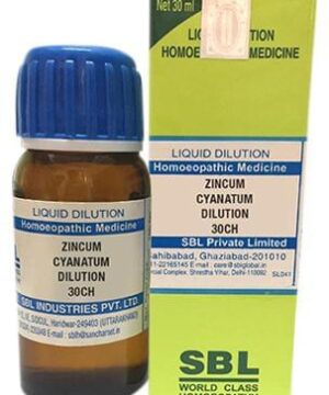 SBL Zincum Cyanatum Dilution 30 CH