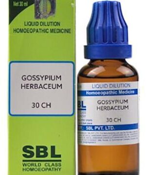 SBL Gossypium Herbaceum Dilution 30 CH
