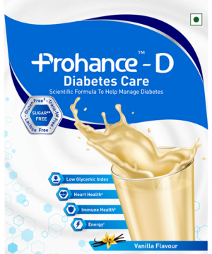 Prohance -D Nutritional Supplement for Diabetes Care | Flavour Vanilla