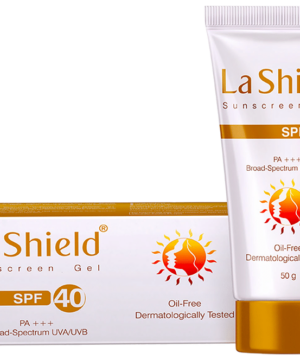 La Shield SPF 40 Sunscreen | Broad Spectrum UVA/UVB Protection Gel