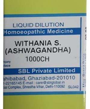 SBL Withania S (Ashwagandha) Dilution 1000 CH