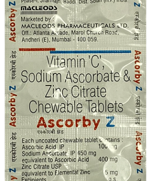 Ascorby Z Chewable Tablet