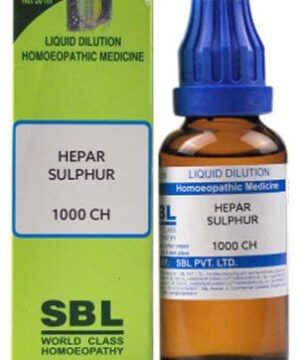 SBL Hepar Sulphur Dilution 1000 CH