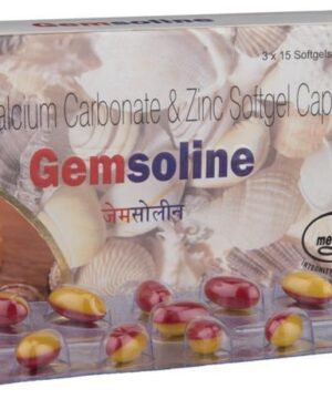 Gemsoline Soft Gelatin Capsule from Medley for Bone Joint and Muscle Care