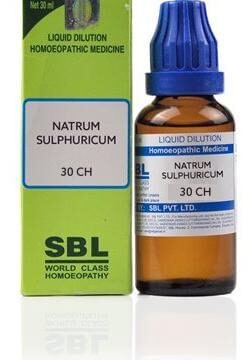 SBL Natrum Sulphuricum Dilution 30 CH