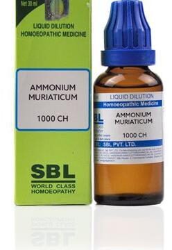 SBL Ammonium Muriaticum Dilution 1000 CH