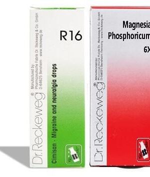 Dr. Reckeweg Migraine Care Combo (R16 + Magnesia Phosphoricum Biochemic Tablet 6X)