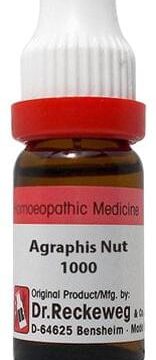 Dr. Reckeweg Agraphis Nut Dilution 1000 CH