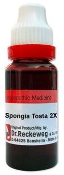 Dr. Reckeweg Spongia Tosta  2X Mother Tincture Q