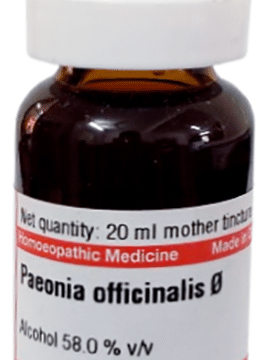 Dr Willmar Schwabe Germany Paeonia Officinalis Mother Tincture Q