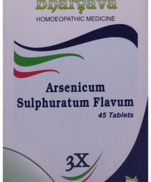 Bhargava Arsenicum Sulphuratum Flavum 3X Tablet