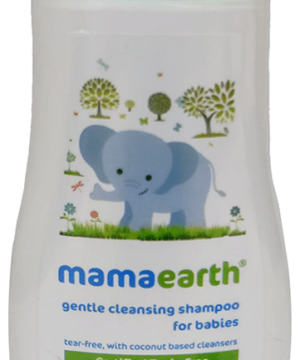 Mamaearth Gentle Cleansing Shampoo for Babies | Tear & Toxin Free