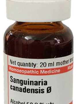 Dr Willmar Schwabe Germany Sanguinaria Canadenis Mother Tincture Q