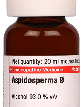 Dr Willmar Schwabe Germany Aspidosperma Mother Tincture Q