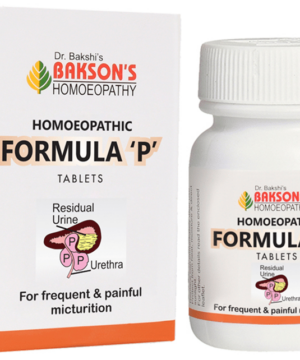 Bakson's Homeopathy Homoeopathic Formula P Tablet