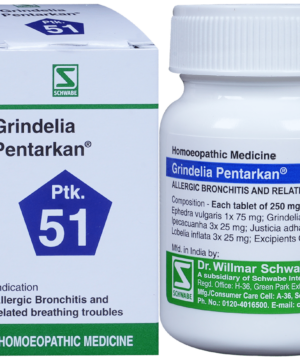 Dr Willmar Schwabe India Grindelia Pentarkan Ptk 51 Tablet