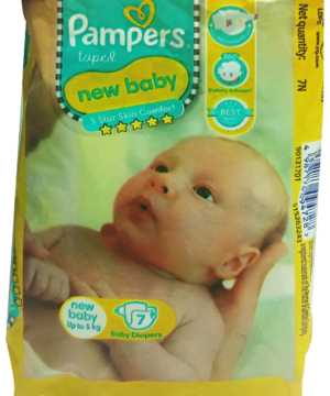 Pampers Taped New Baby Diaper NB