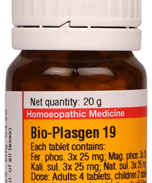 Dr Willmar Schwabe Germany Bio-Plasgen 19 Tablet