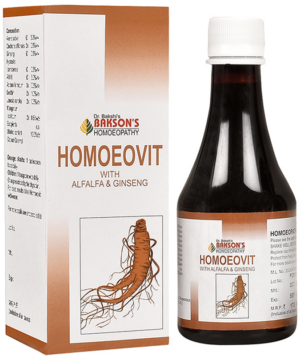 Bakson's Homeopathy Homoeovit with Alfalfa & Ginseng Syrup
