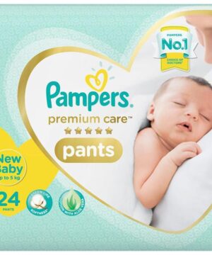 Pampers Premium Care Pants with Aloe Vera & Cotton-Like Softness | Size NB