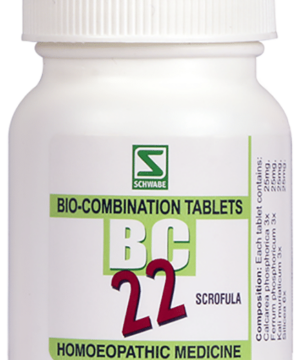 Dr Willmar Schwabe India Bio-Combination 22 (BC 22) Tablet