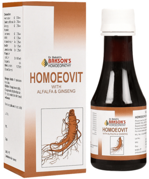 Bakson's Homeopathy Homoeovit with Alfalfa & Ginseng Syrup