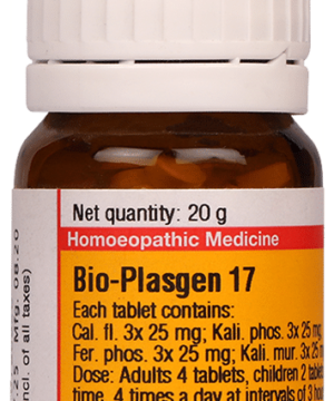 Dr Willmar Schwabe Germany Bio-Plasgen 17 Tablet