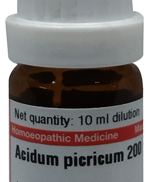 Dr Willmar Schwabe Germany Acidum Picricum Dilution 200