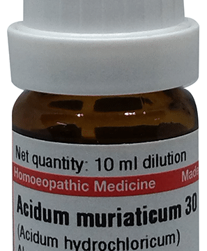 Dr Willmar Schwabe Germany Acidum Muriaticum Dilution 30