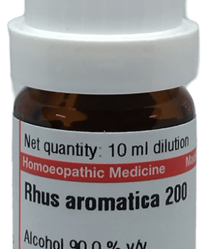 Dr Willmar Schwabe Germany Rhus Aromatica Dilution 200